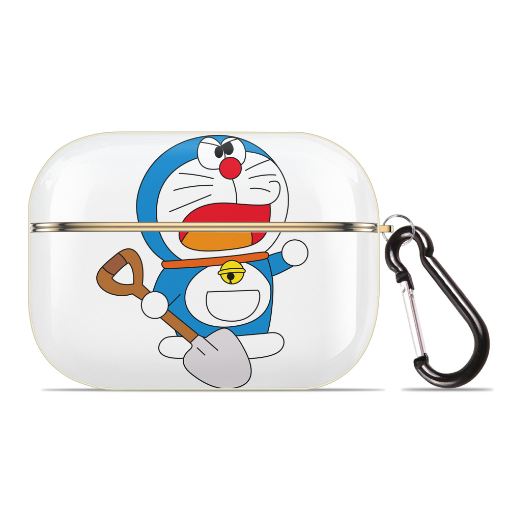 （画像用） ドラえもん Doraemon 【AirPods Pro用】ハードシェル保護ケース｜耐衝撃・防指紋・カラビナ付き商品仕様