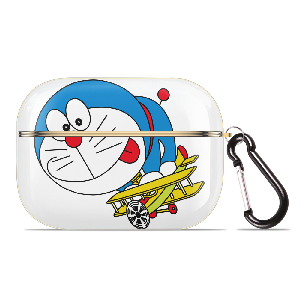 （画像用） ドラえもん Doraemon 【AirPods Pro用】ハードシェル保護ケース｜耐衝撃・防指紋・カラビナ付き商品仕様