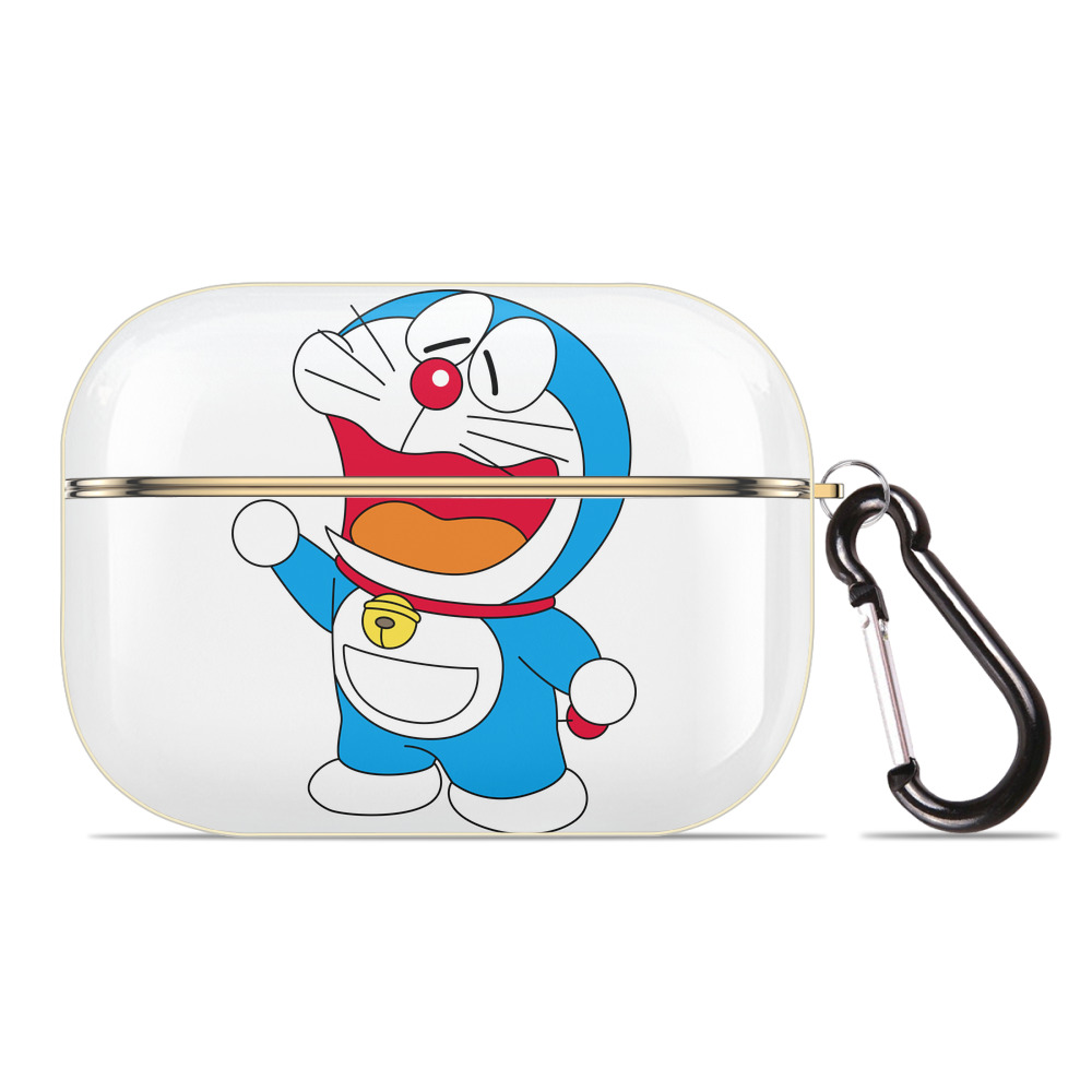 （画像用） ドラえもん Doraemon 【AirPods Pro用】ハードシェル保護ケース｜耐衝撃・防指紋・カラビナ付き商品仕様