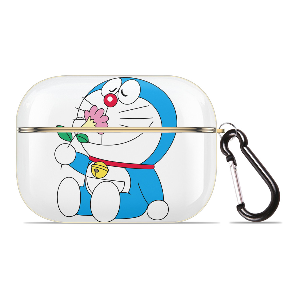 （画像用） ドラえもん Doraemon 【AirPods Pro用】ハードシェル保護ケース｜耐衝撃・防指紋・カラビナ付き商品仕様