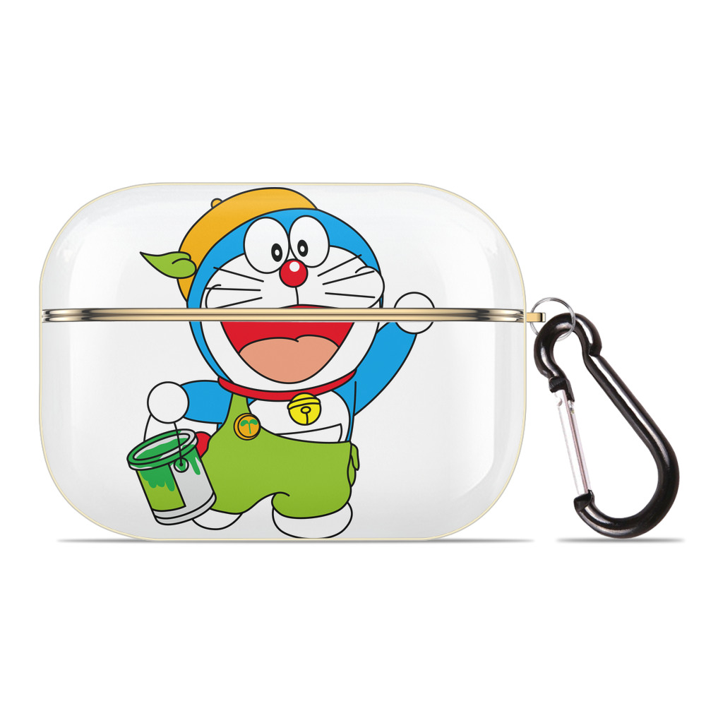 （画像用） ドラえもん Doraemon 【AirPods Pro用】ハードシェル保護ケース｜耐衝撃・防指紋・カラビナ付き商品仕様