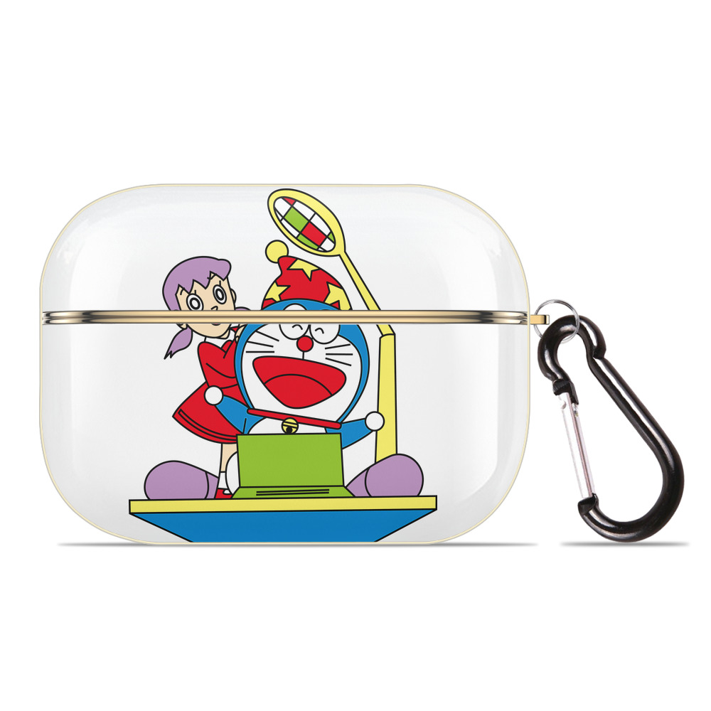 （画像用） ドラえもん みなもと しずか Doraemon Shizuka Minamoto 【AirPods Pro用】ハードシェル保護ケース｜耐衝撃・防指紋・カラビナ付き商品仕様