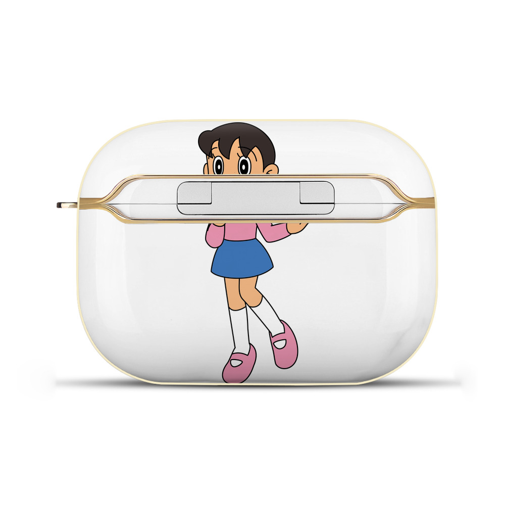 （画像用） ドラえもん みなもと しずか Doraemon Shizuka Minamoto 【AirPods Pro用】ハードシェル保護ケース｜耐衝撃・防指紋・カラビナ付き商品仕様
