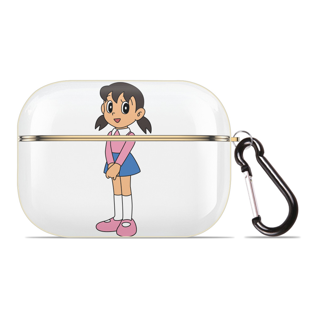 （画像用） ドラえもん みなもと しずか Doraemon Shizuka Minamoto 【AirPods Pro用】ハードシェル保護ケース｜耐衝撃・防指紋・カラビナ付き商品仕様