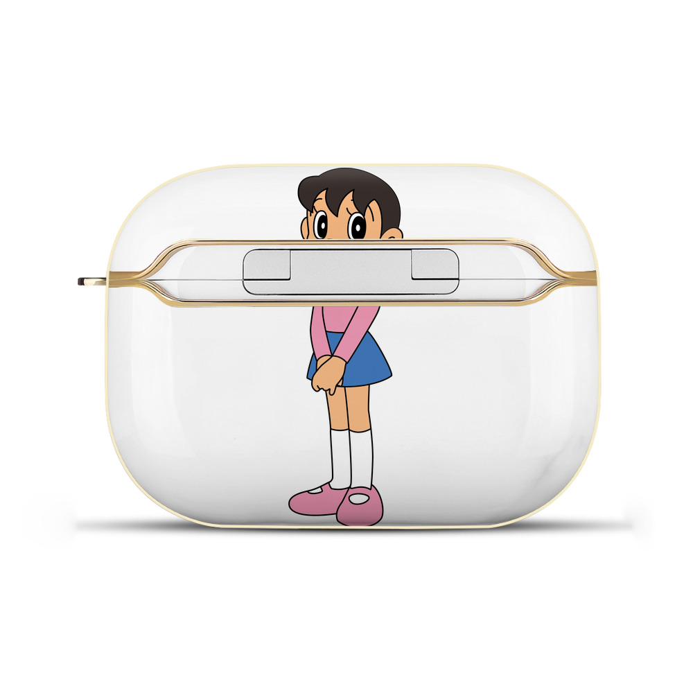 （画像用） ドラえもん みなもと しずか Doraemon Shizuka Minamoto 【AirPods Pro用】ハードシェル保護ケース｜耐衝撃・防指紋・カラビナ付き商品仕様