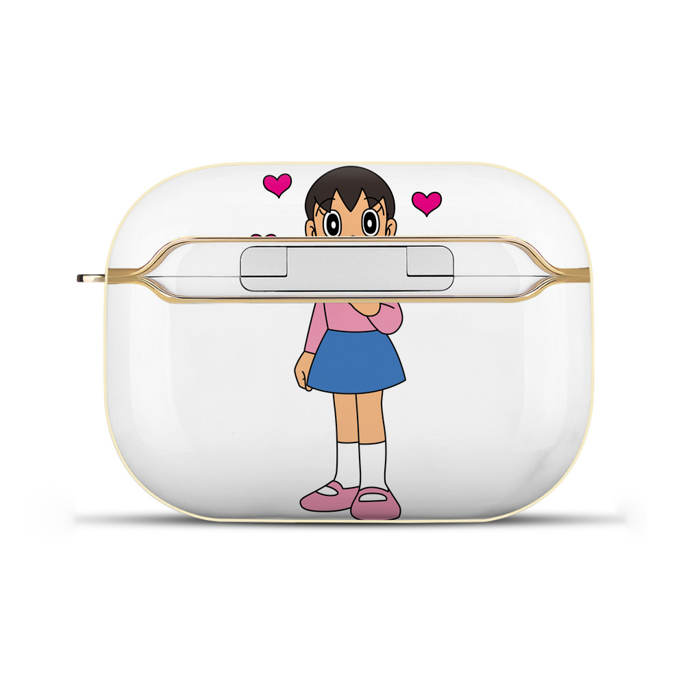 （画像用） ドラえもん みなもと しずか Doraemon Shizuka Minamoto 【AirPods Pro用】ハードシェル保護ケース｜耐衝撃・防指紋・カラビナ付き商品仕様