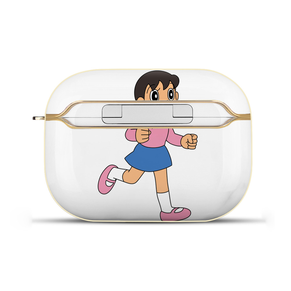 （画像用） ドラえもん みなもと しずか Doraemon Shizuka Minamoto 【AirPods Pro用】ハードシェル保護ケース｜耐衝撃・防指紋・カラビナ付き商品仕様
