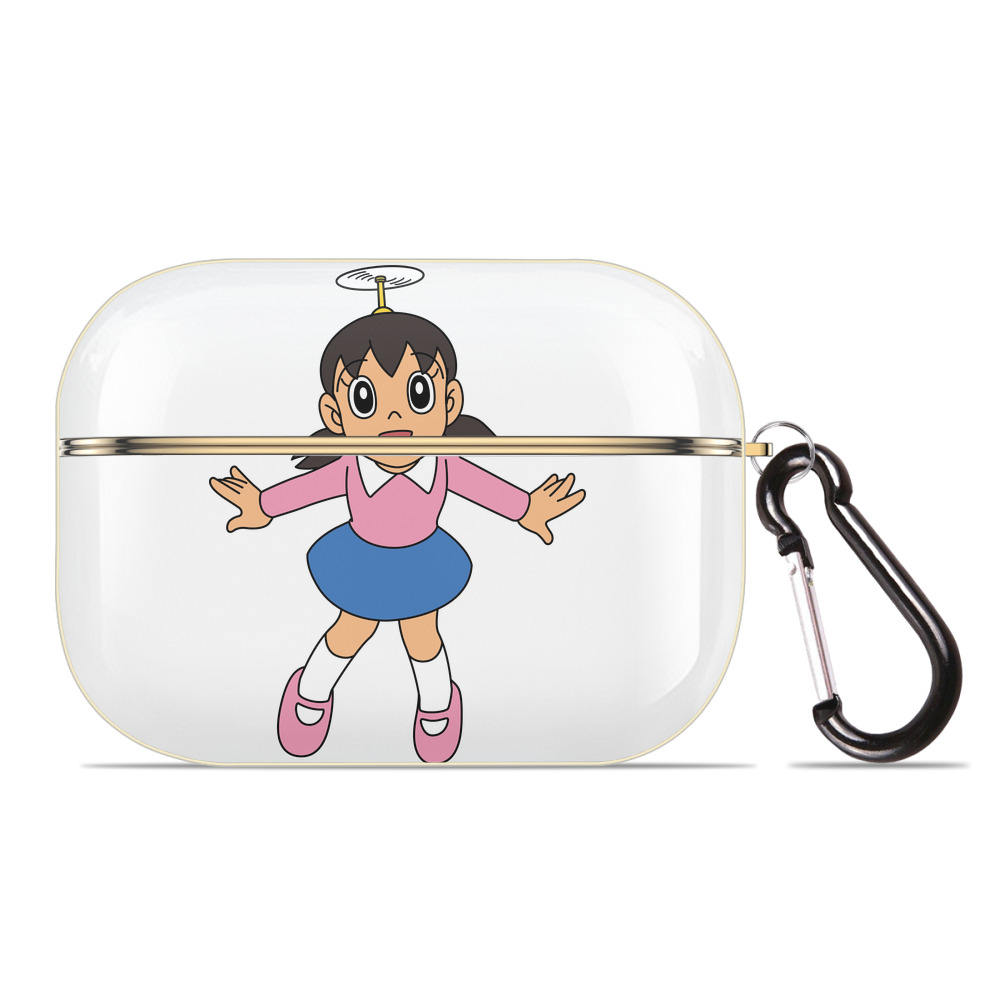 （画像用） ドラえもん みなもと しずか Doraemon Shizuka Minamoto 【AirPods Pro用】ハードシェル保護ケース｜耐衝撃・防指紋・カラビナ付き商品仕様