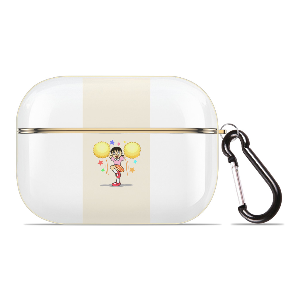 （画像用） ドラえもん みなもと しずか Doraemon Shizuka Minamoto 【AirPods Pro用】ハードシェル保護ケース｜耐衝撃・防指紋・カラビナ付き商品仕様