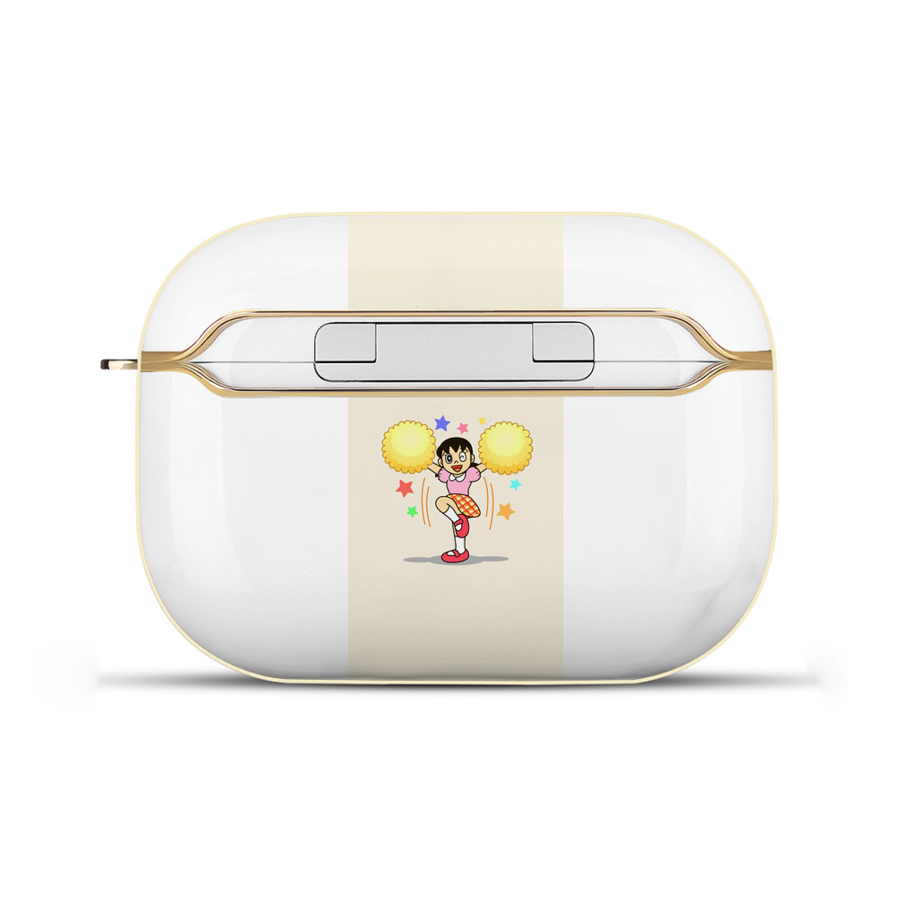 （画像用） ドラえもん みなもと しずか Doraemon Shizuka Minamoto 【AirPods Pro用】ハードシェル保護ケース｜耐衝撃・防指紋・カラビナ付き商品仕様