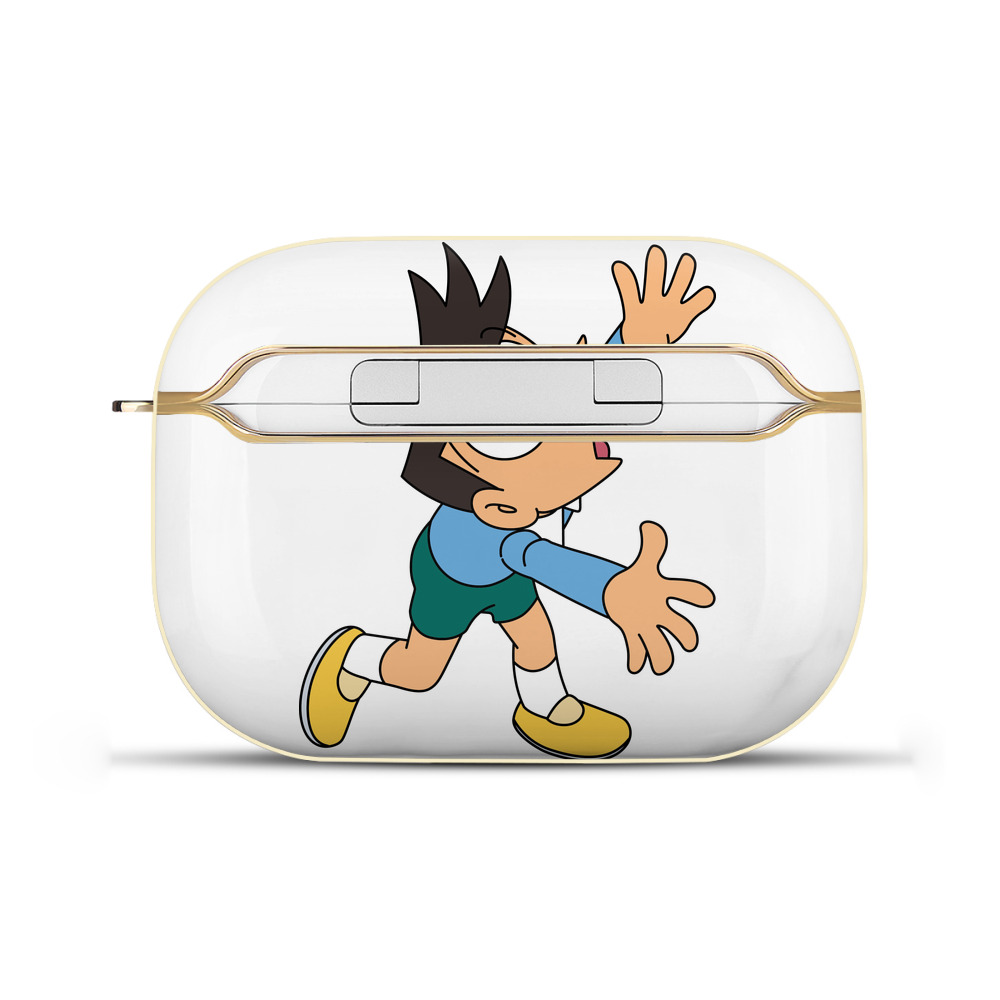 （画像用） ドラえもん 骨川 スネ夫 Doraemon Honekawa Suneo 【AirPods Pro用】ハードシェル保護ケース｜耐衝撃・防指紋・カラビナ付き商品仕様
