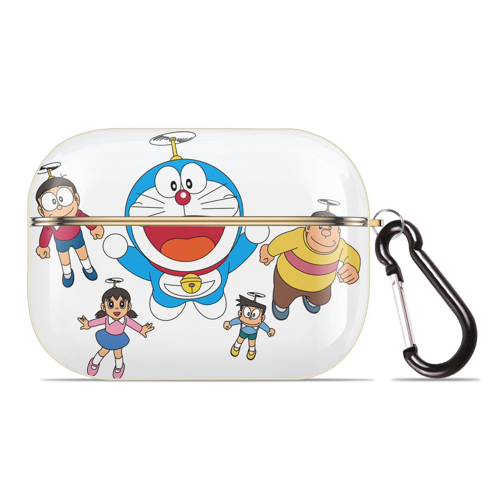 （画像用） ドラえもん 骨川 スネ夫 Doraemon Honekawa Suneo 【AirPods Pro用】ハードシェル保護ケース｜耐衝撃・防指紋・カラビナ付き商品仕様