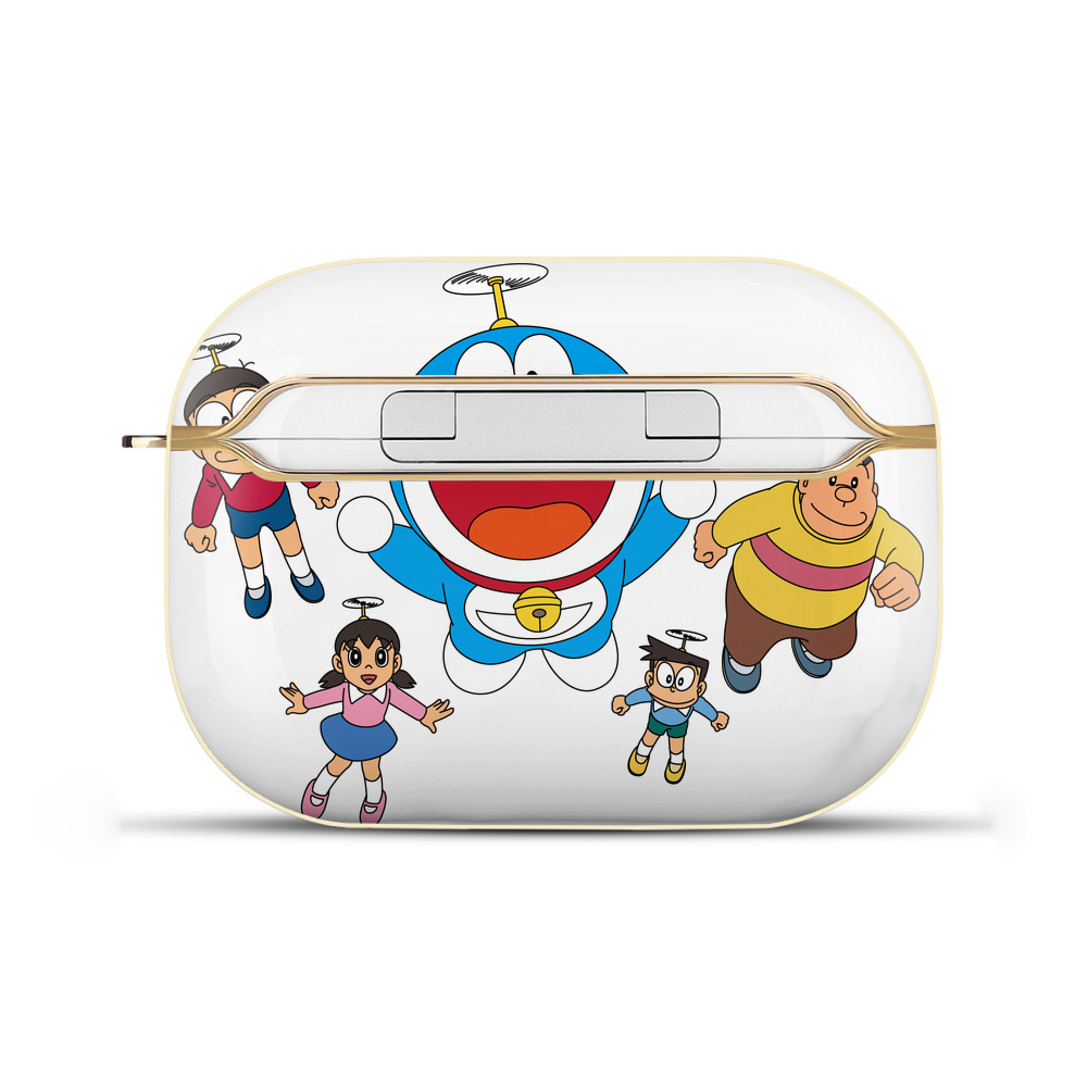 （画像用） ドラえもん 骨川 スネ夫 Doraemon Honekawa Suneo 【AirPods Pro用】ハードシェル保護ケース｜耐衝撃・防指紋・カラビナ付き商品仕様