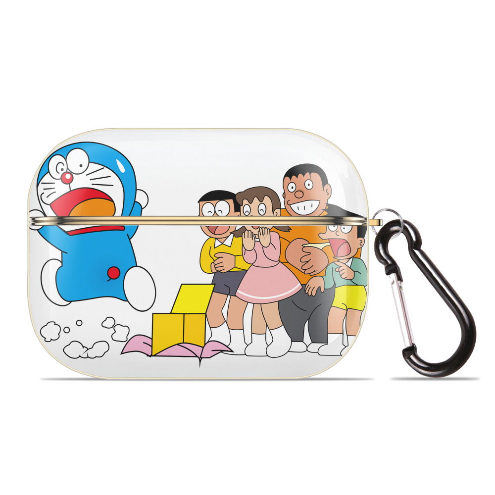 （画像用） ドラえもん 骨川 スネ夫 Doraemon Honekawa Suneo 【AirPods Pro用】ハードシェル保護ケース｜耐衝撃・防指紋・カラビナ付き商品仕様