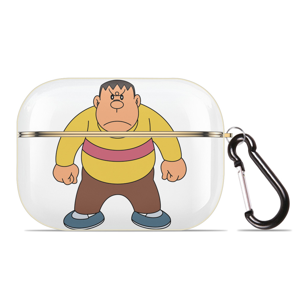 （画像用） ドラえもん 剛田武 Doraemon Gouta Takeshi 【AirPods Pro用】ハードシェル保護ケース｜耐衝撃・防指紋・カラビナ付き商品仕様