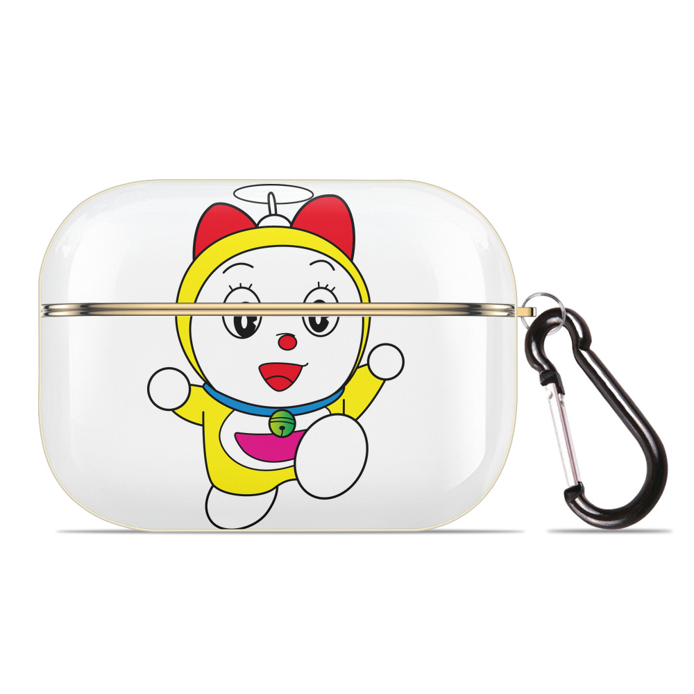（画像用） ドラえもん ドラミ Doraemon Dorami 【AirPods Pro用】ハードシェル保護ケース｜耐衝撃・防指紋・カラビナ付き商品仕様