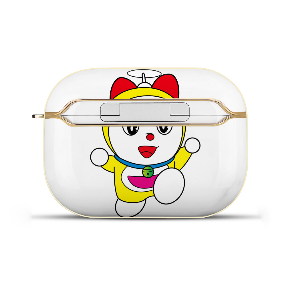 （画像用） ドラえもん ドラミ Doraemon Dorami 【AirPods Pro用】ハードシェル保護ケース｜耐衝撃・防指紋・カラビナ付き商品仕様