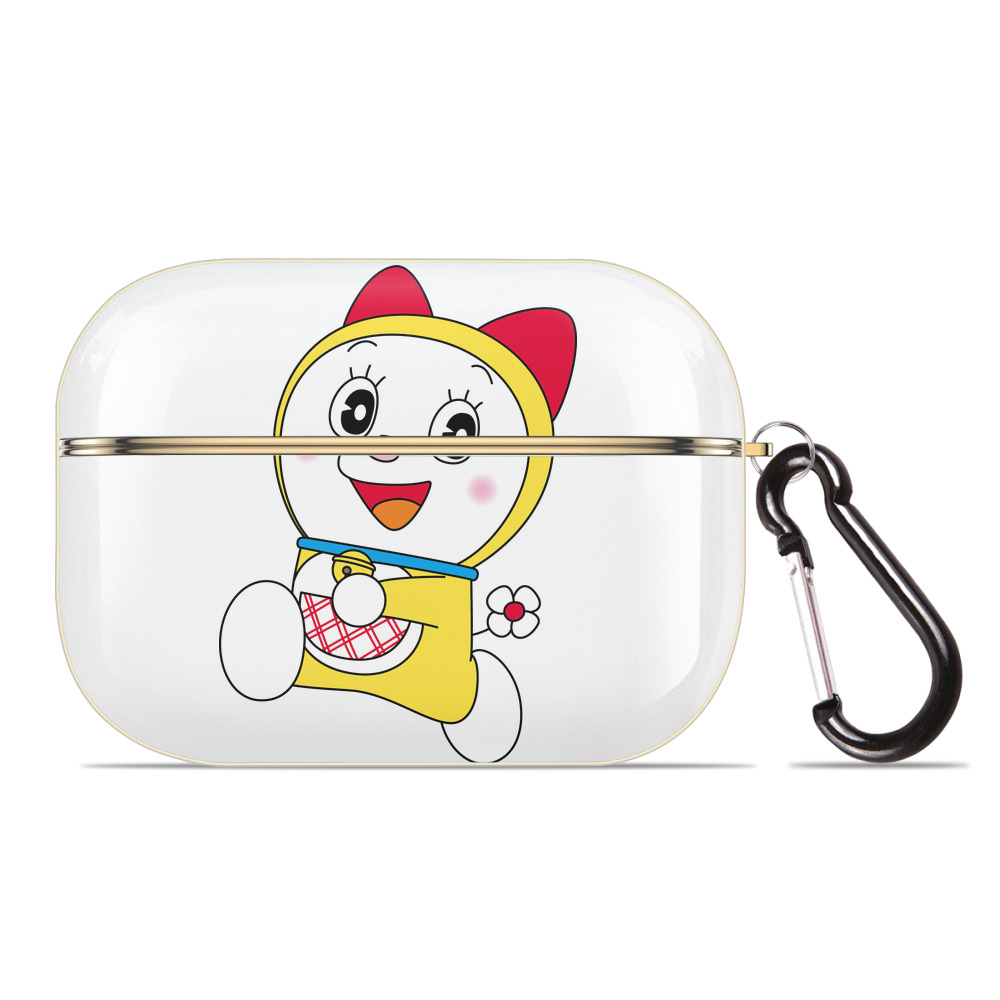 （画像用） ドラえもん ドラミ Doraemon Dorami 【AirPods Pro用】ハードシェル保護ケース｜耐衝撃・防指紋・カラビナ付き商品仕様