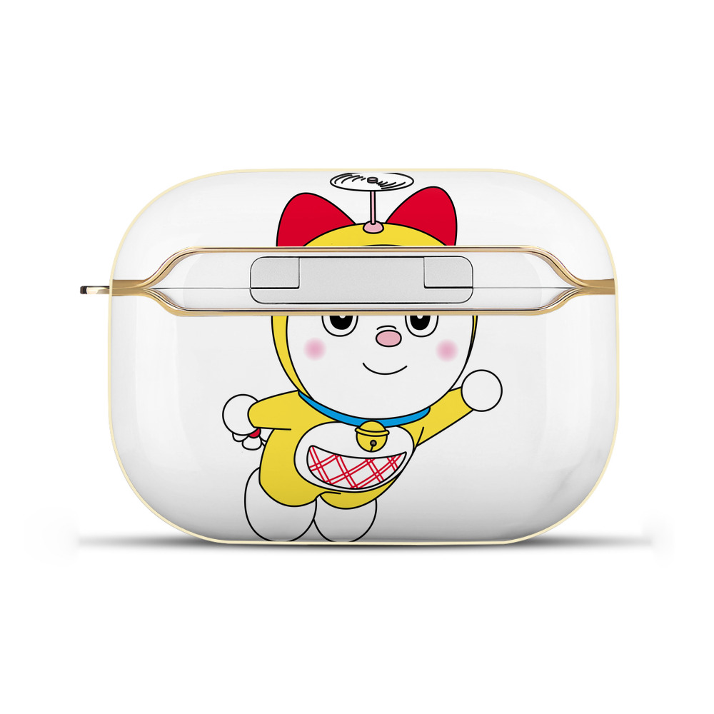 （画像用） ドラえもん ドラミ Doraemon Dorami 【AirPods Pro用】ハードシェル保護ケース｜耐衝撃・防指紋・カラビナ付き商品仕様