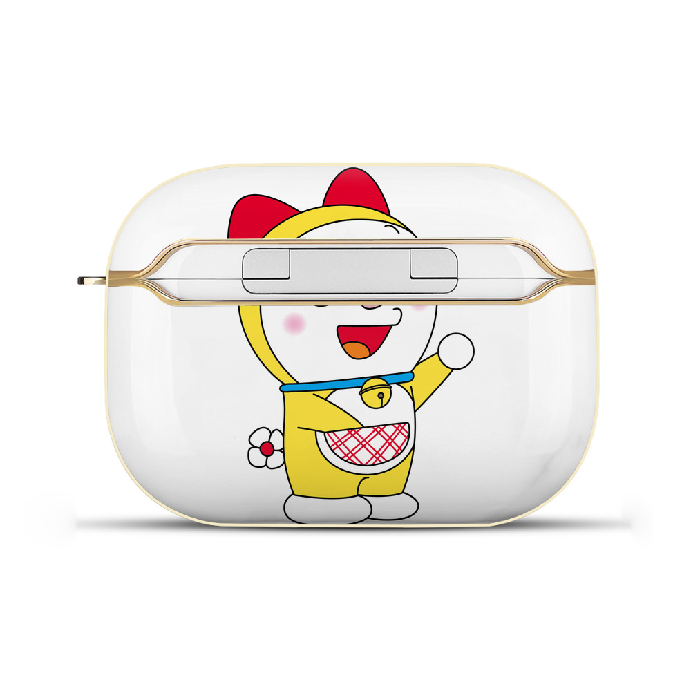 （画像用） ドラえもん ドラミ Doraemon Dorami 【AirPods Pro用】ハードシェル保護ケース｜耐衝撃・防指紋・カラビナ付き商品仕様