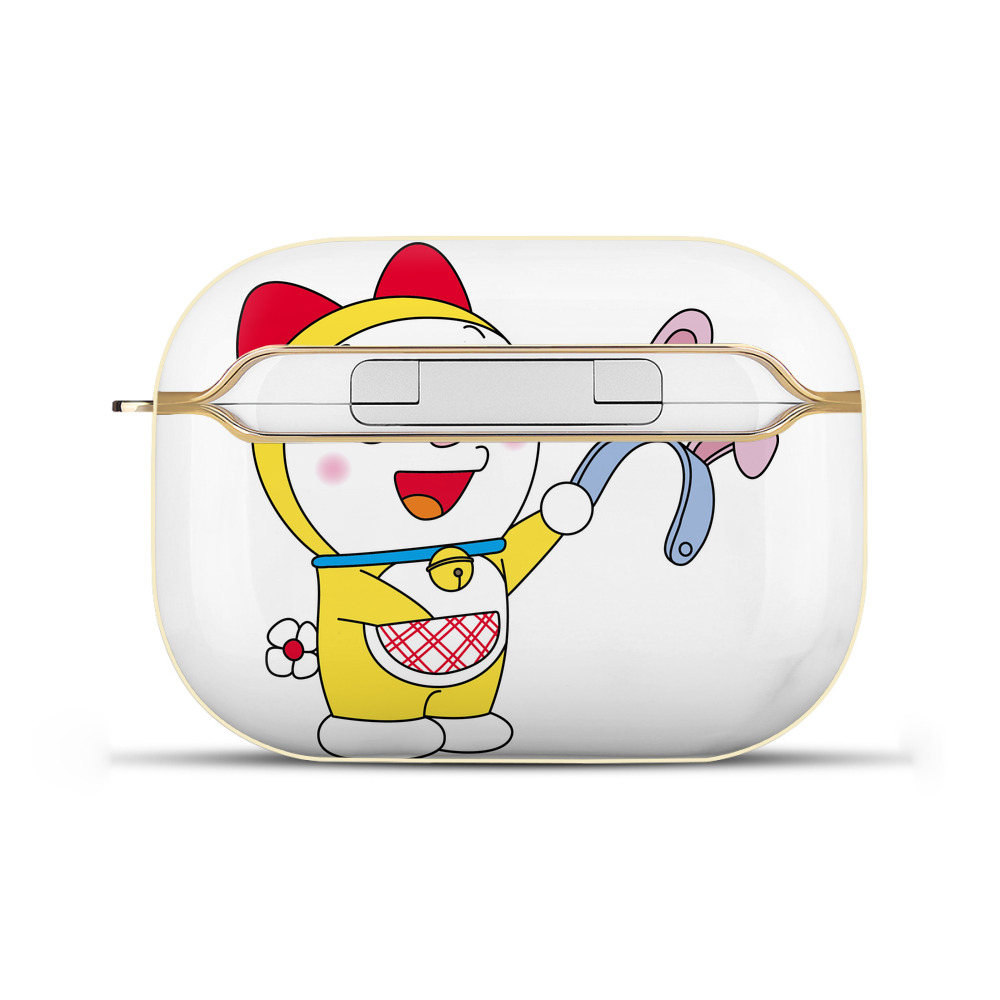 （画像用） ドラえもん ドラミ Doraemon Dorami 【AirPods Pro用】ハードシェル保護ケース｜耐衝撃・防指紋・カラビナ付き商品仕様