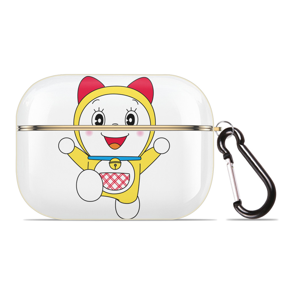 （画像用） ドラえもん ドラミ Doraemon Dorami 【AirPods Pro用】ハードシェル保護ケース｜耐衝撃・防指紋・カラビナ付き商品仕様
