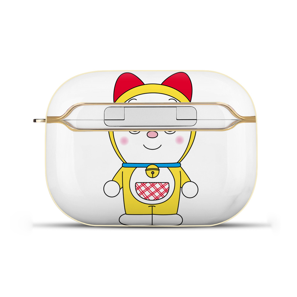 （画像用） ドラえもん ドラミ Doraemon Dorami 【AirPods Pro用】ハードシェル保護ケース｜耐衝撃・防指紋・カラビナ付き商品仕様