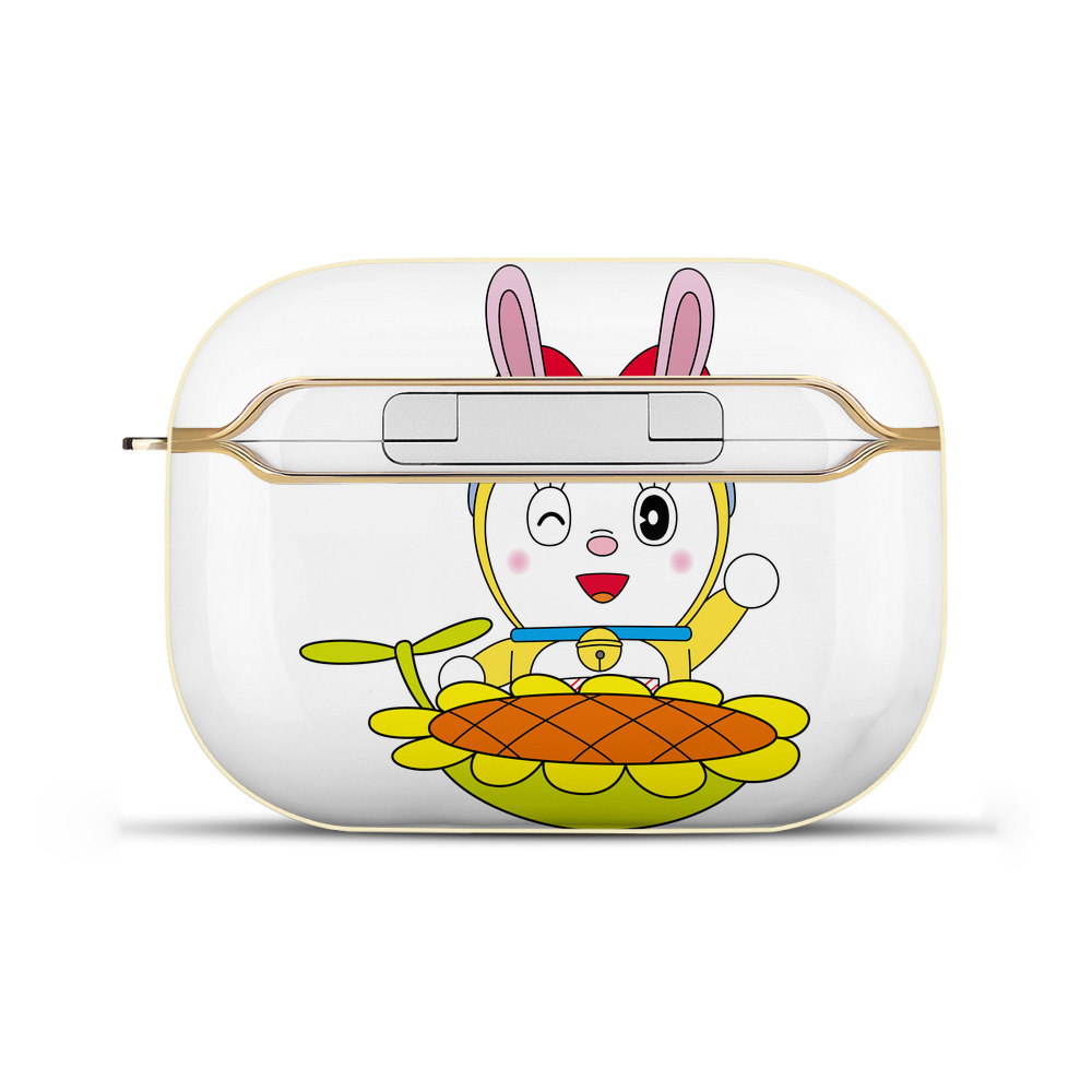 （画像用） ドラえもん ドラミ Doraemon Dorami 【AirPods Pro用】ハードシェル保護ケース｜耐衝撃・防指紋・カラビナ付き商品仕様
