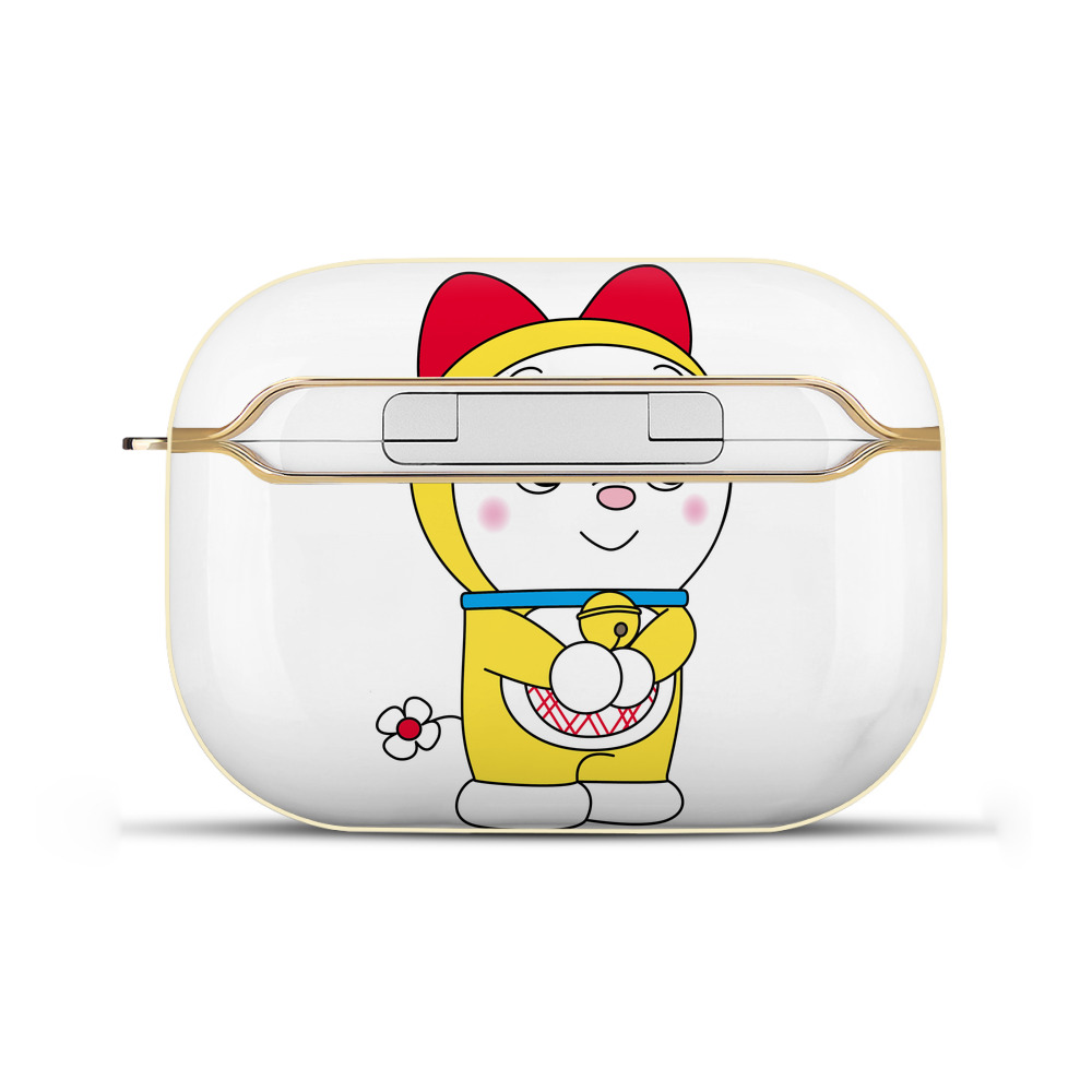 （画像用） ドラえもん ドラミ Doraemon Dorami 【AirPods Pro用】ハードシェル保護ケース｜耐衝撃・防指紋・カラビナ付き商品仕様