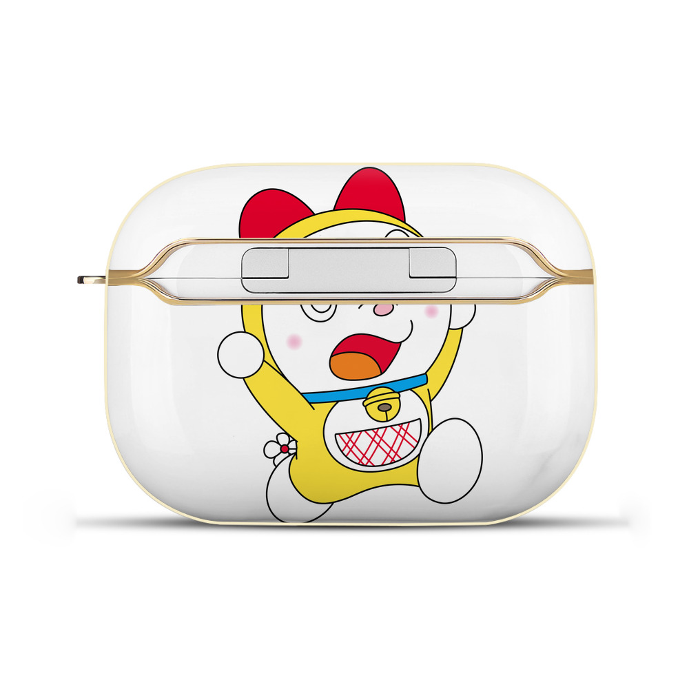 （画像用） ドラえもん ドラミ Doraemon Dorami 【AirPods Pro用】ハードシェル保護ケース｜耐衝撃・防指紋・カラビナ付き商品仕様