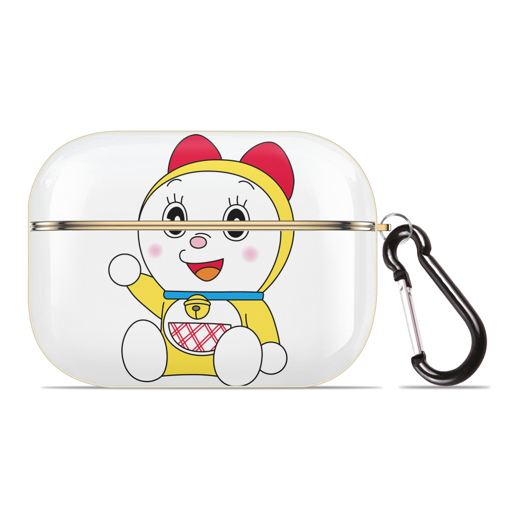 （画像用） ドラえもん ドラミ Doraemon Dorami 【AirPods Pro用】ハードシェル保護ケース｜耐衝撃・防指紋・カラビナ付き商品仕様