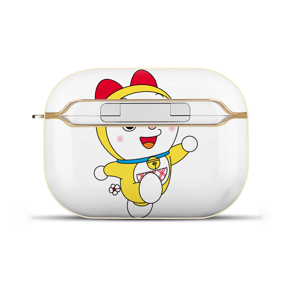 （画像用） ドラえもん ドラミ Doraemon Dorami 【AirPods Pro用】ハードシェル保護ケース｜耐衝撃・防指紋・カラビナ付き商品仕様