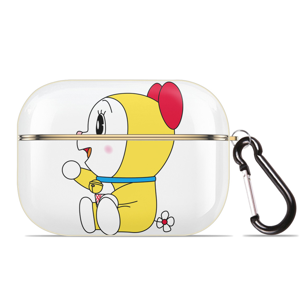（画像用） ドラえもん ドラミ Doraemon Dorami 【AirPods Pro用】ハードシェル保護ケース｜耐衝撃・防指紋・カラビナ付き商品仕様