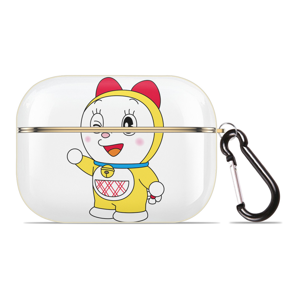 （画像用） ドラえもん ドラミ Doraemon Dorami 【AirPods Pro用】ハードシェル保護ケース｜耐衝撃・防指紋・カラビナ付き商品仕様