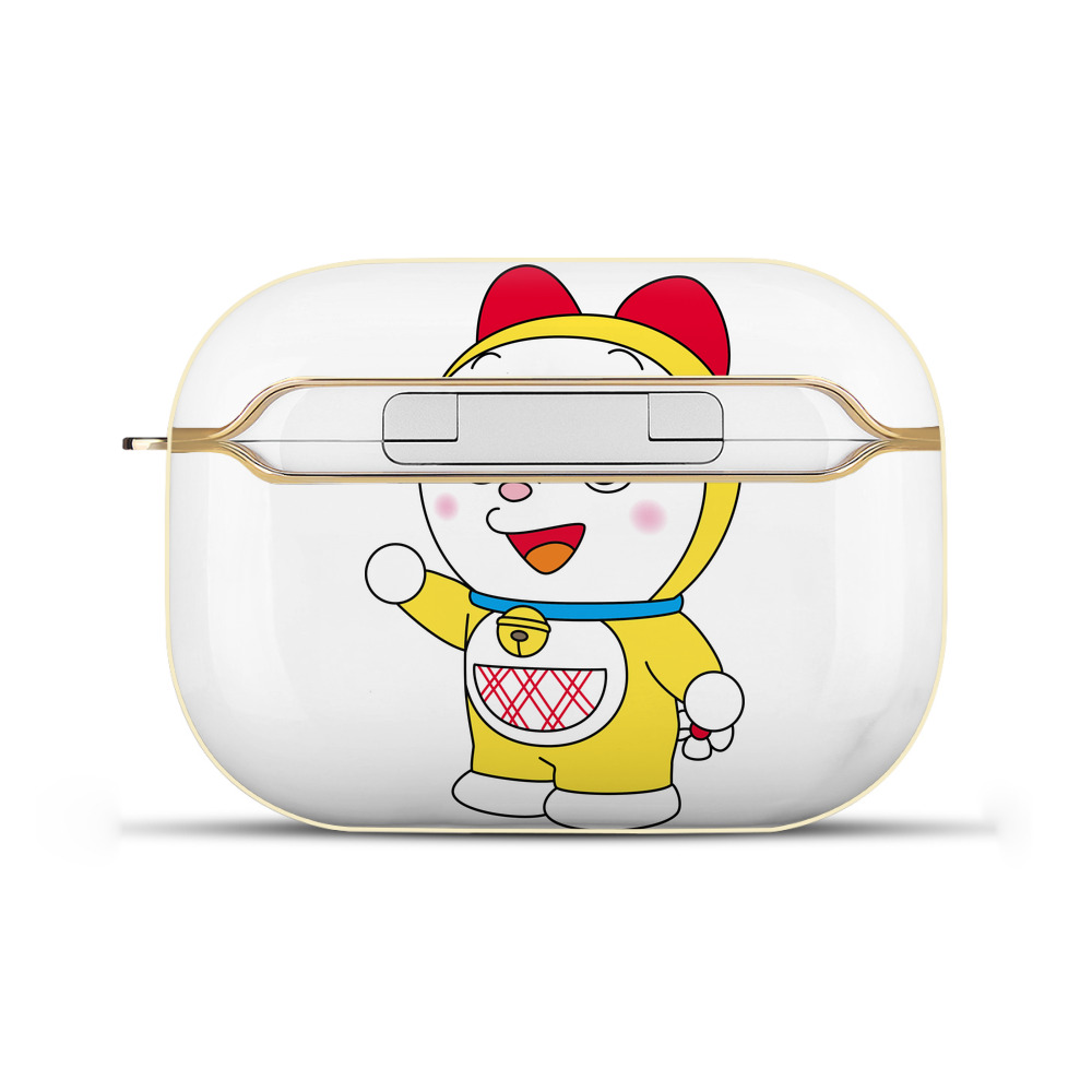 （画像用） ドラえもん ドラミ Doraemon Dorami 【AirPods Pro用】ハードシェル保護ケース｜耐衝撃・防指紋・カラビナ付き商品仕様