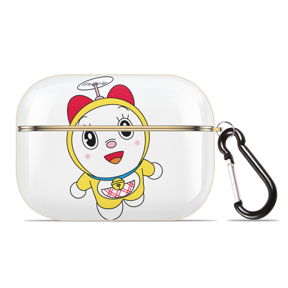 （画像用） ドラえもん ドラミ Doraemon Dorami 【AirPods Pro用】ハードシェル保護ケース｜耐衝撃・防指紋・カラビナ付き商品仕様