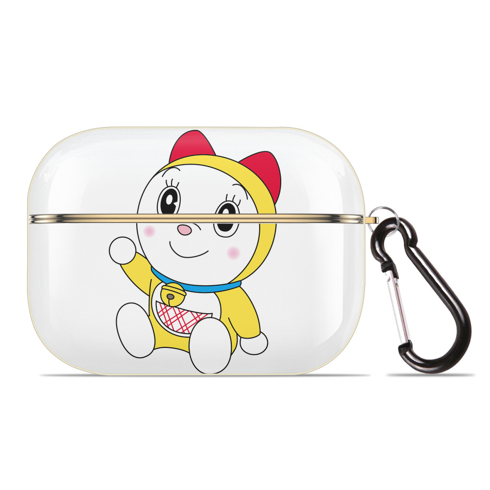 （画像用） ドラえもん ドラミ Doraemon Dorami 【AirPods Pro用】ハードシェル保護ケース｜耐衝撃・防指紋・カラビナ付き商品仕様
