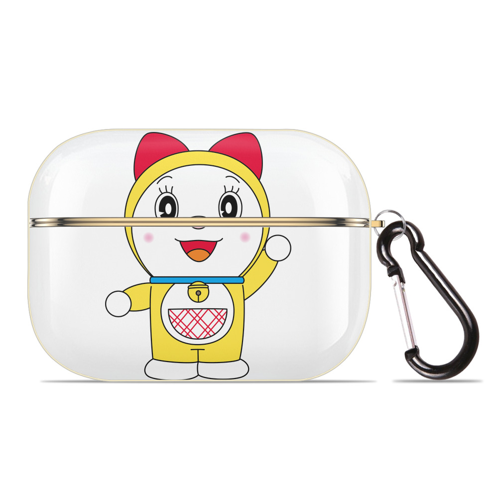 （画像用） ドラえもん ドラミ Doraemon Dorami 【AirPods Pro用】ハードシェル保護ケース｜耐衝撃・防指紋・カラビナ付き商品仕様