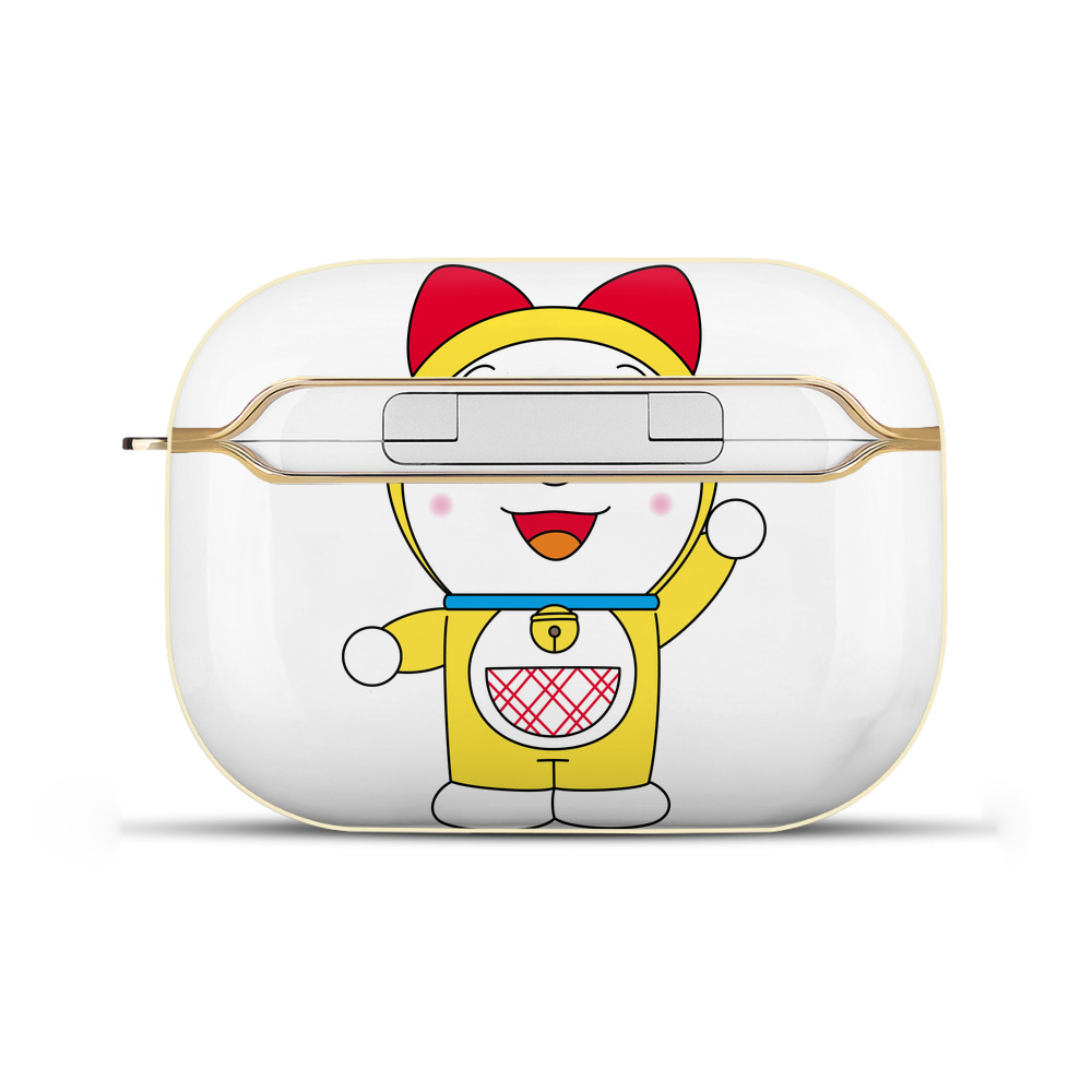 （画像用） ドラえもん ドラミ Doraemon Dorami 【AirPods Pro用】ハードシェル保護ケース｜耐衝撃・防指紋・カラビナ付き商品仕様