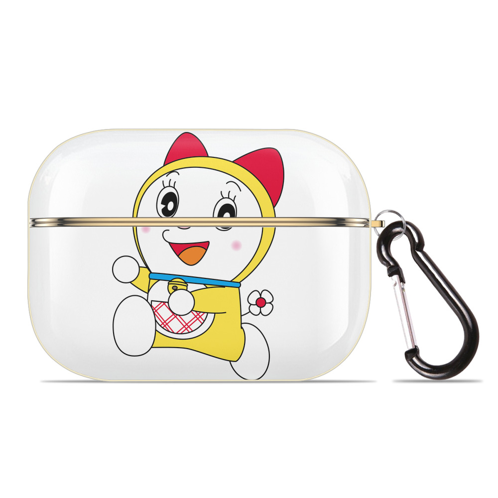 （画像用） ドラえもん ドラミ Doraemon Dorami 【AirPods Pro用】ハードシェル保護ケース｜耐衝撃・防指紋・カラビナ付き商品仕様