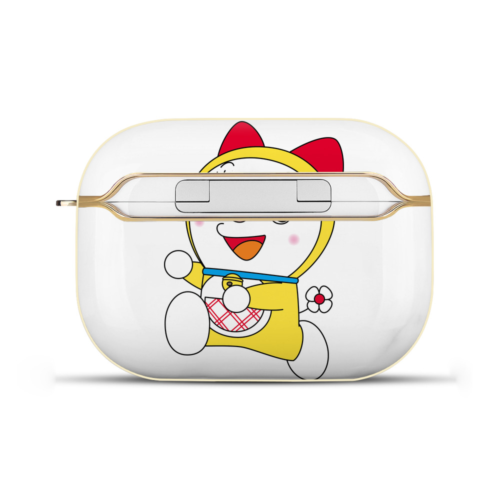 （画像用） ドラえもん ドラミ Doraemon Dorami 【AirPods Pro用】ハードシェル保護ケース｜耐衝撃・防指紋・カラビナ付き商品仕様