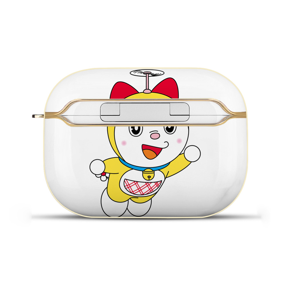 （画像用） ドラえもん ドラミ Doraemon Dorami 【AirPods Pro用】ハードシェル保護ケース｜耐衝撃・防指紋・カラビナ付き商品仕様