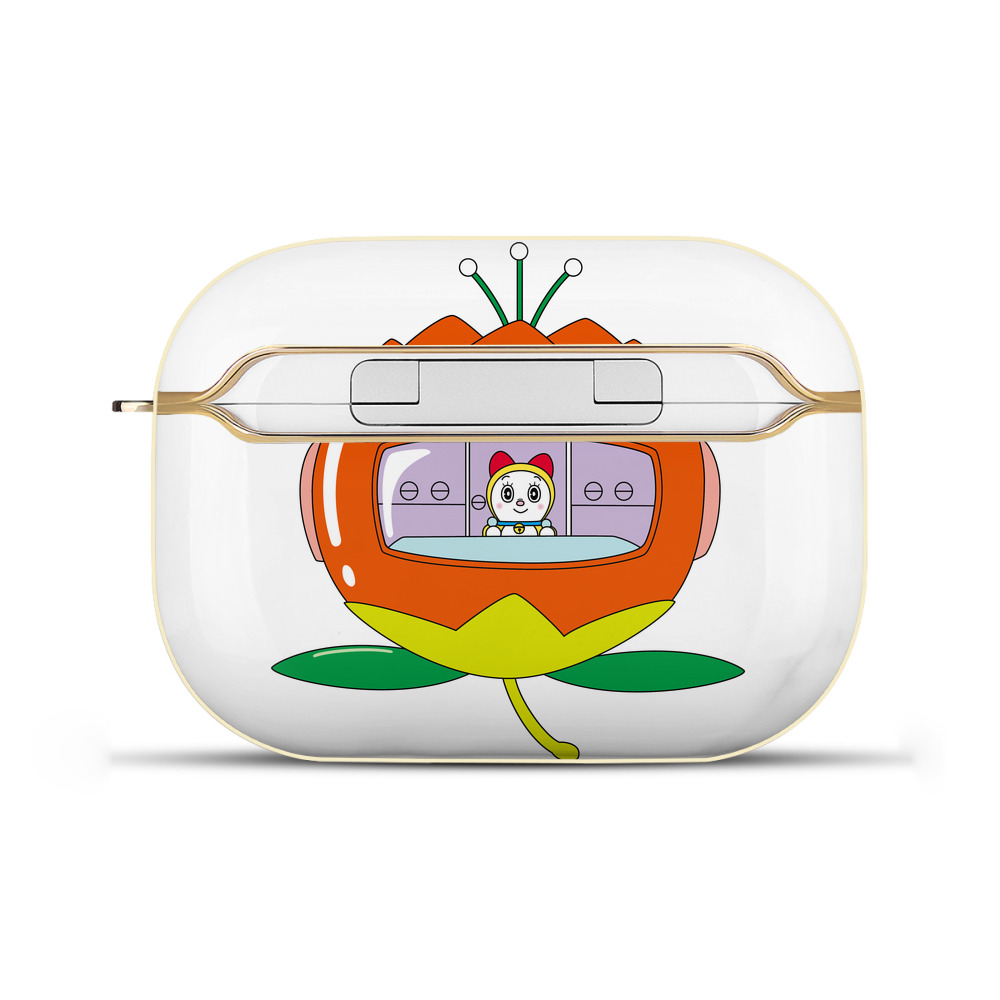 （画像用） ドラえもん ドラミ Doraemon Dorami 【AirPods Pro用】ハードシェル保護ケース｜耐衝撃・防指紋・カラビナ付き商品仕様