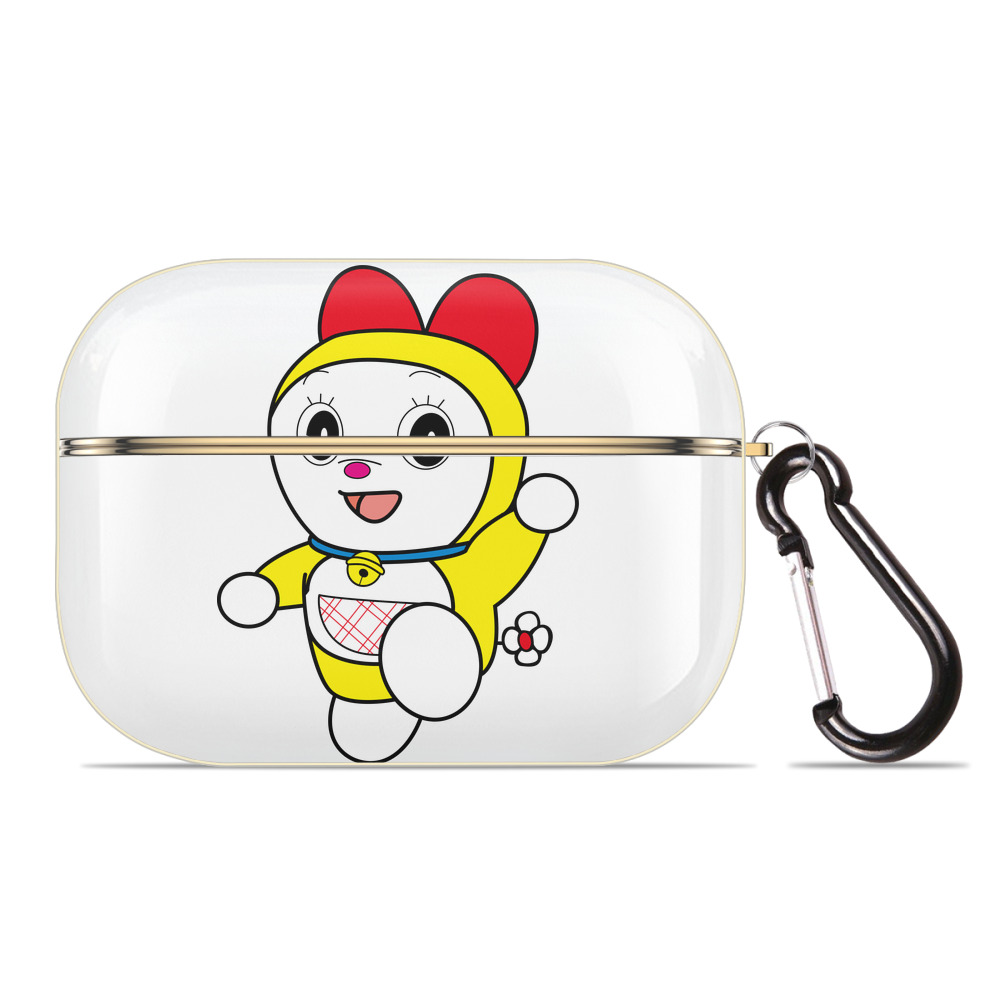（画像用） ドラえもん ドラミ Doraemon Dorami 【AirPods Pro用】ハードシェル保護ケース｜耐衝撃・防指紋・カラビナ付き商品仕様