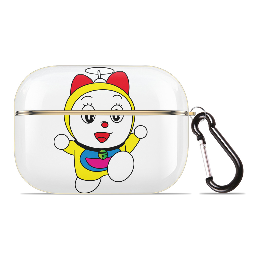 （画像用） ドラえもん ドラミ Doraemon Dorami 【AirPods Pro用】ハードシェル保護ケース｜耐衝撃・防指紋・カラビナ付き商品仕様