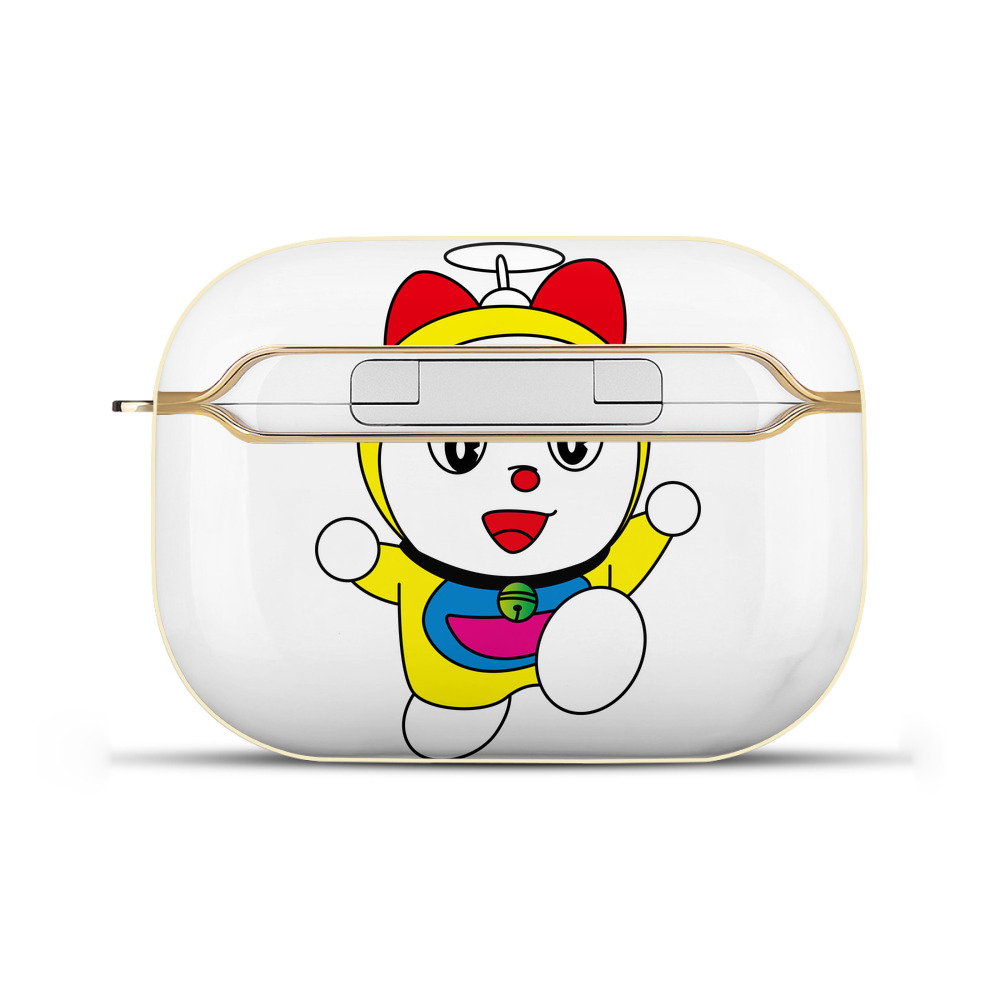 （画像用） ドラえもん ドラミ Doraemon Dorami 【AirPods Pro用】ハードシェル保護ケース｜耐衝撃・防指紋・カラビナ付き商品仕様