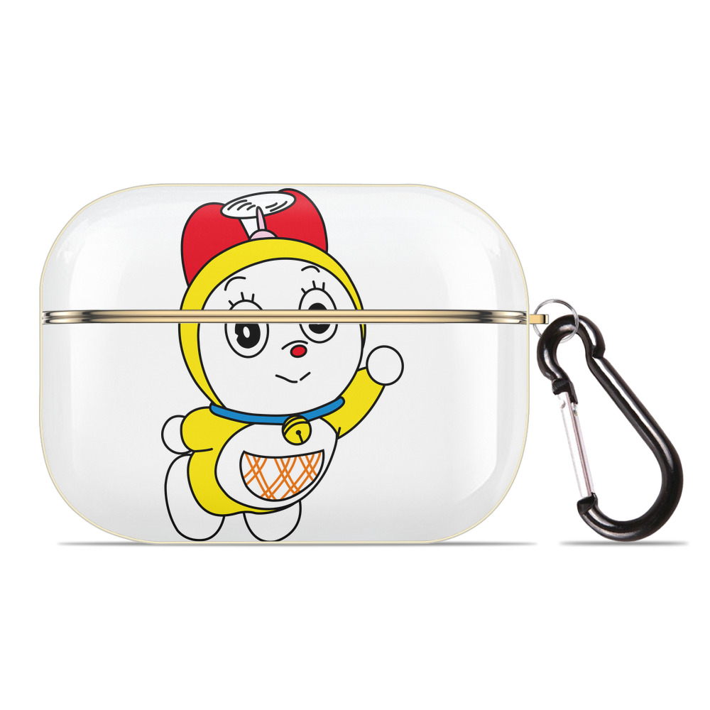 （画像用） ドラえもん ドラミ Doraemon Dorami 【AirPods Pro用】ハードシェル保護ケース｜耐衝撃・防指紋・カラビナ付き商品仕様