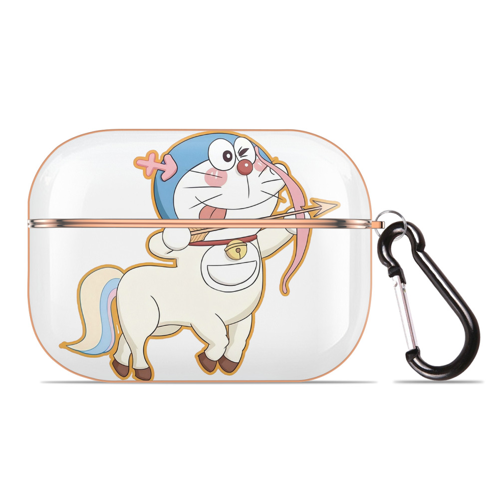 （画像用） ドラえもん Doraemon 【AirPods Pro用】ハードシェル保護ケース｜耐衝撃・防指紋・カラビナ付き商品仕様