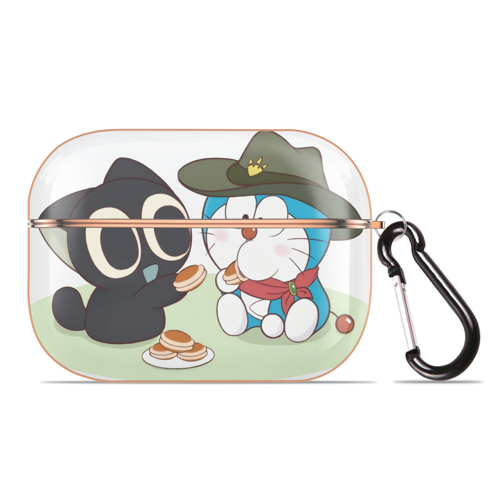 （画像用） ドラえもん Doraemon 【AirPods Pro用】ハードシェル保護ケース｜耐衝撃・防指紋・カラビナ付き商品仕様