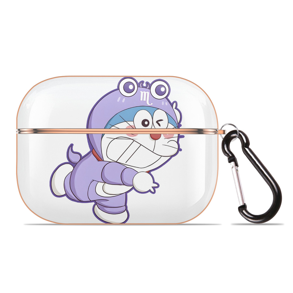 （画像用） ドラえもん Doraemon 【AirPods Pro用】ハードシェル保護ケース｜耐衝撃・防指紋・カラビナ付き商品仕様